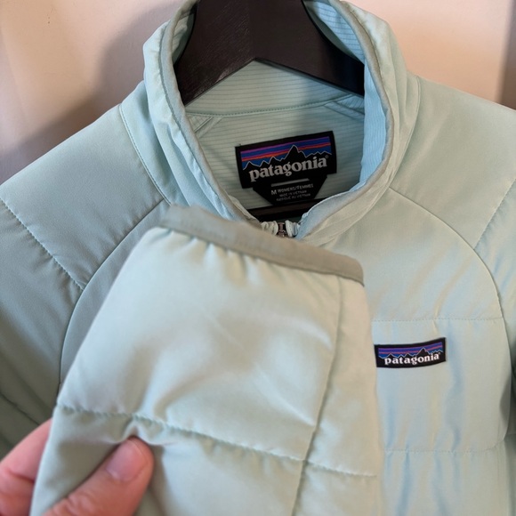 Patagonia W's M Pack In Jacket Color-block Green - Picture 8 of 13